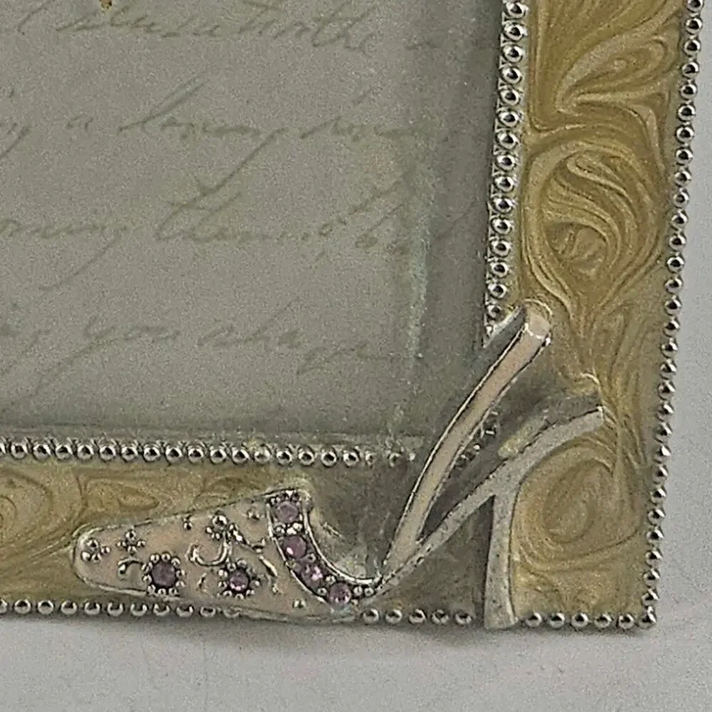 Ashleigh Manor Enameled jeweled high heel shoe design Picture Frame